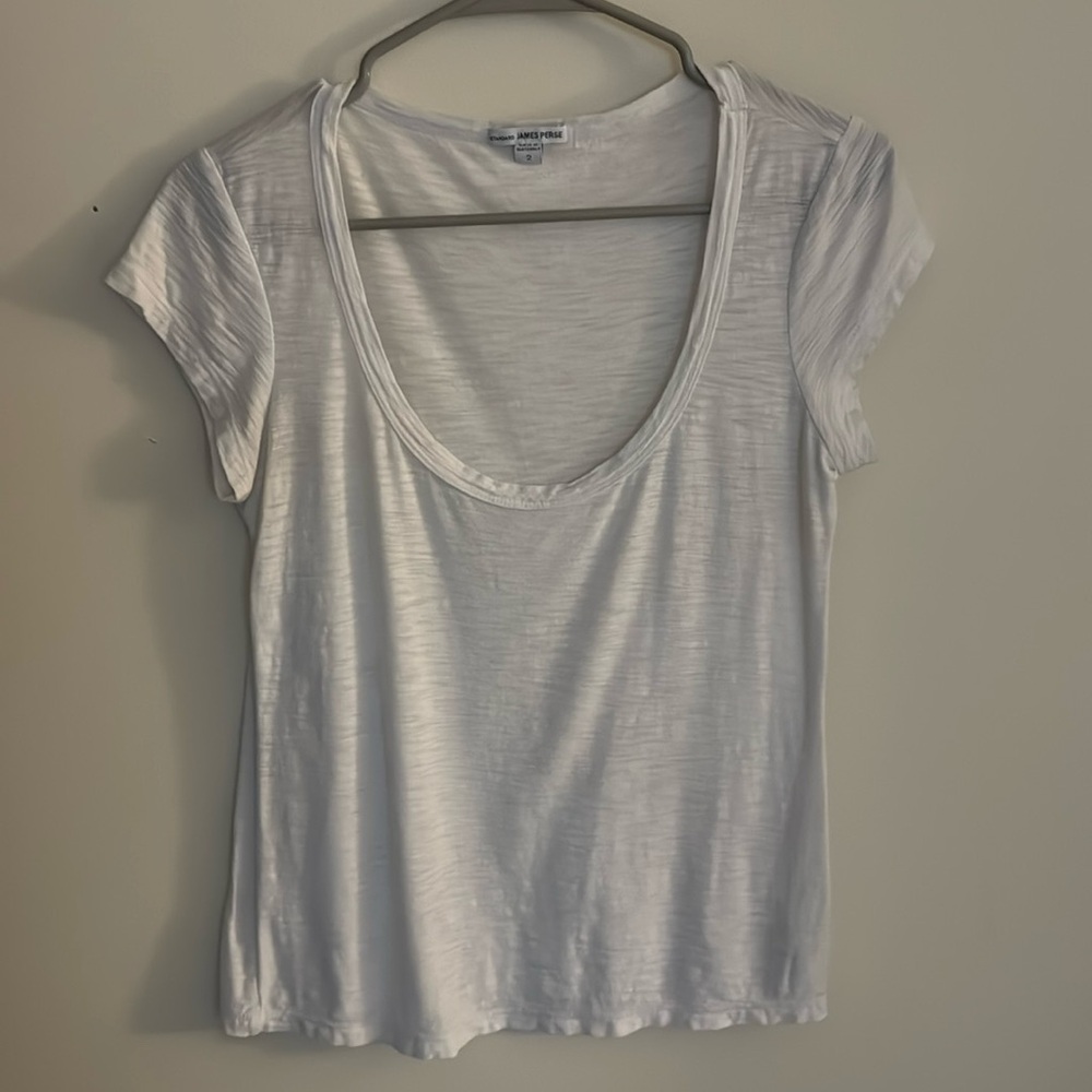 James Perse white all cotton.
